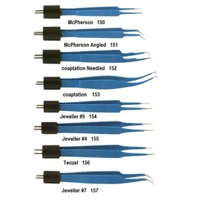 Ophthalmi Bipolar Forceps再利用可能なマクファーソン接合針ジュエラーテンゼルアイリス10.2cmから15cmの先端0.51mm CE認定