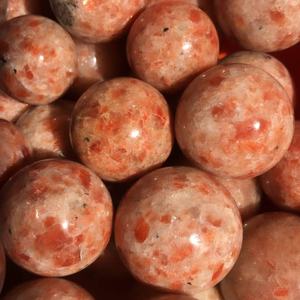 Esfera de Cristal de Piedra Solar Natural Pulida, Bola de Piedra Preciosa Curativa - Product Image 6