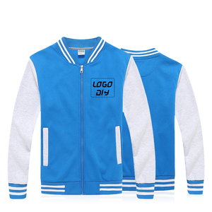 Veste de baseball décontractée en toile pour homme, personnalisable avec logo OEM, coupe ajustée, col montant, style universitaire, idéale pour l'hiver - Product Image 3