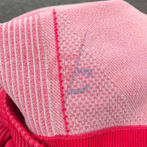 <b>Womens</b> High Waist Stripe Seamless Yoga Pants <b>Leggings</b> Athletic Short Sleeve Yoga Gym <b>Crop</b> Top Compression Workout Tee Supplier - Product Image 4