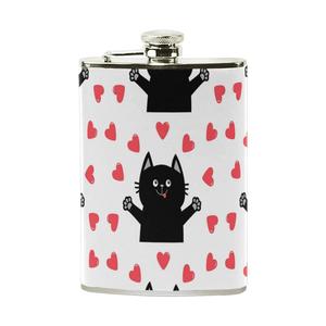 Frasco de acero inoxidable con diseño animal Botella de vino de bolsillo para hombre - Product Image 3