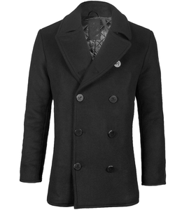 2020 classique hommes laine pardessus chaud hiver long hommes Trench Coat - Product Image 6