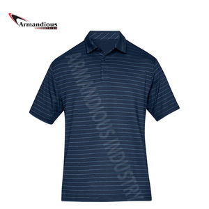 Venta al por mayor hombres Polo de manga corta de golf camiseta impresa Lisa slim fit ropa deportiva hombre Camiseta polo 100% algodón - Product Image 5