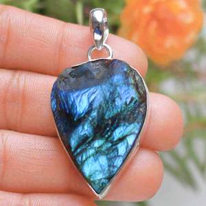 Conector de ágata drusa para mujer, juegos de joyas de plata de ley 925, cristal de Luna druzy, colgante de piedra drusa de roca irregular natural - Product Image 2