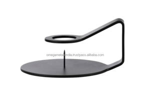 Candelabro de Metal Vintage para decoración del hogar, portavelas decorativo hecho a mano, decoración en miniatura para el hogar, regalos de arte - Product Image 3