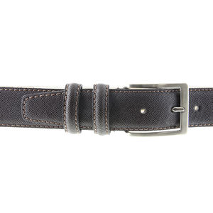 Di alta qualità elegante Designer di lusso marrone di 3.5cm di larghezza Jeans da uomo di vera pelle di mucca cintura in pelle italiana - Product Image 3
