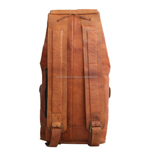 Fait main En Cuir de Chèvre Véritable 16 Pouces Sac À Dos Sac À Dos - Product Image 5