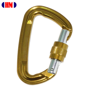 Safe Durable Quality OEM ODM Rescue Outdoor Sports Climbing Aluminum Rock Carabiner - Product Image 1