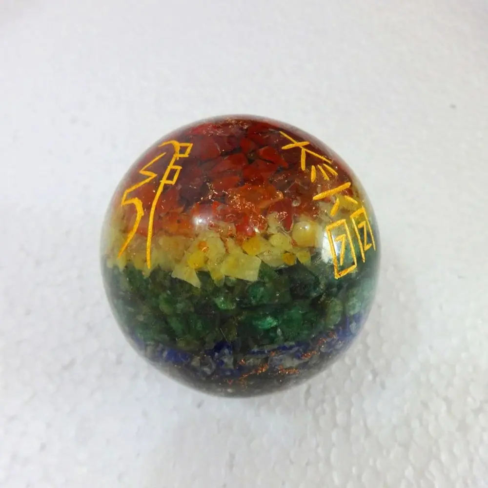 Commercio all'ingrosso Chakra Orgone Reiki Usai Sfera del Commercio All'ingrosso Sfera di Orgone Reiki Chakra Sfera