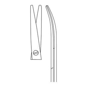 Tijeras Quirúrgicas Alemanas Rectas de Acero Inoxidable de Calidad Premium QNQ, Fuente de Energía Manual, Instrumentos Quirúrgicos Vasculares y Neuroquirúrgicos, CE - Product Image 2