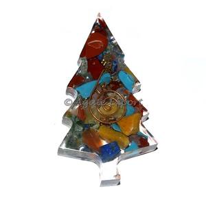 Chakra Orgone Arbre Presse-papiers Vente en gros Orgone Pierre Presse-papier Guérison Produits Fengshui - Product Image 1