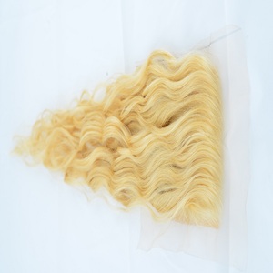 100% ที่ยังไม่ได้บําบัดผมมนุษย์สีบลอนด์ผ้ามัดปิด 4x4 5x5 613 ลูกไม้ด้านหน้า 13x6 และ 13x4 สไตล์ผมล่าสุด - Product Image 5