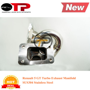 Pipre d'échappement OTP pour collecteur d'échappement en acier inoxydable SS304 pour Re nault R5 GT TUR BO - Product Image 6