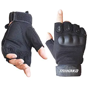 Gants demi-doigt respirants pour hommes, accessoire de cyclisme et de vélo, personnalisés, demi-doigt, nouvelle collection - Product Image 1