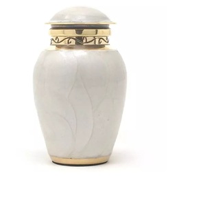 Top Selling Classic Design Cremation Urns With Gold Finished <b>Funeral</b> <b>Supplies</b> Metal Urns India cremation urns - Product Image 4