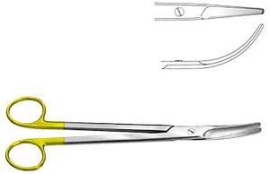 <b>Safety</b> Point Parametrium TC <b>Scissors</b> Stainless Steel <b>Scissors</b> Surgical TC instruments - Product Image 2