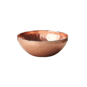Tazón de mezcla de cobre pulido de diseño único con soporte de hierro Diseño moderno para uso en fiestas Tazón de comida de alta calidad - Product Image 3