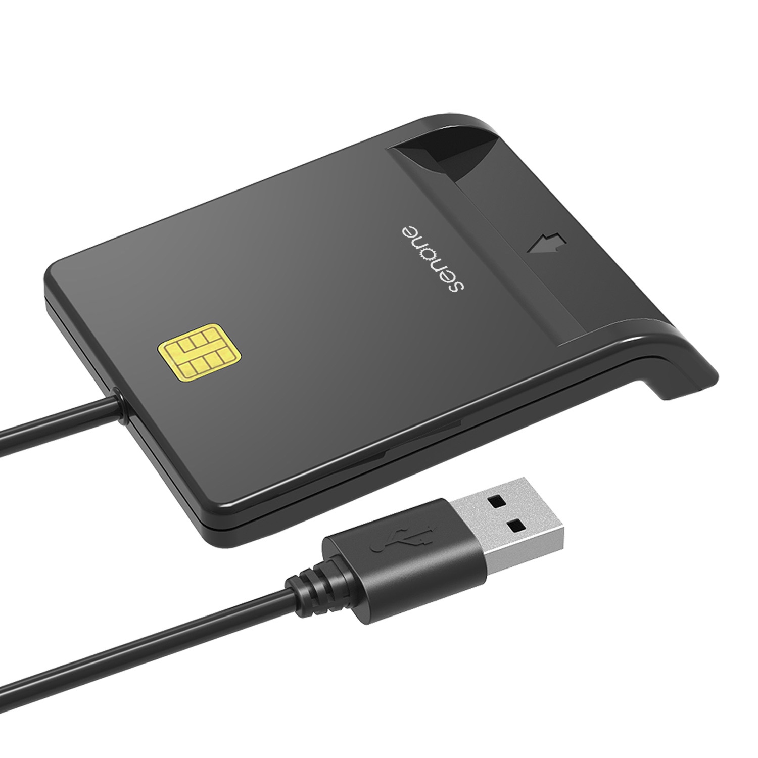 SENONE Đầu Đọc Thẻ Thông Minh ID OEM Khe Cắm Sam Đầu Đọc Thẻ Tín Dụng Usb Đầu Đọc Thẻ Sim