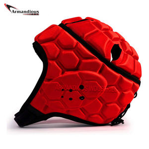 Casque de Football matelassé demi-visage et souple, casquette de sécurité pour l'entraînement, personnalisé, couvre-chef pour rugby - Product Image 6