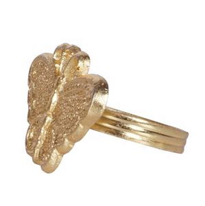 Anneau de serviette papillon design - Anneau de serviette personnalisé - Anneau de serviette de luxe - Anneau de serviette décoratif en métal - Product Image 2