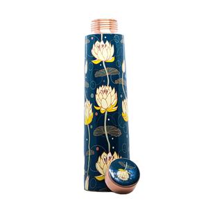 Tapa de Botella de Cobre Esmaltada Minimalista de Alta Calidad Direct India, Apta para Alimentos, Ecológica, para Beber Directamente en la Mesa de la Cocina - Product Image 5