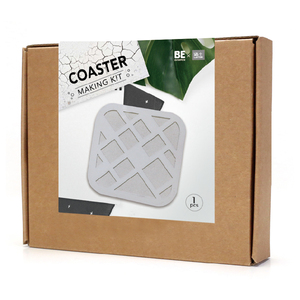 DIY Cement Coaster Craft Kit Handmade Concrete <b>Cup</b> <b>Mat</b> Living Room Table Decor Gift - Product Image 2