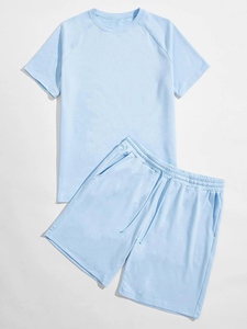 Ensemble de shorts de jogging 2 pièces pour homme, t-shirt et short personnalisés, best-seller, bas actifs pour le fitness - Product Image 6