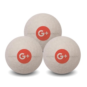Handmade Felt Laundry Balls - Google Design Screen Print Balls - 100% Wool dryer washing balls for Laundries - Hot Sale - Product Image 3