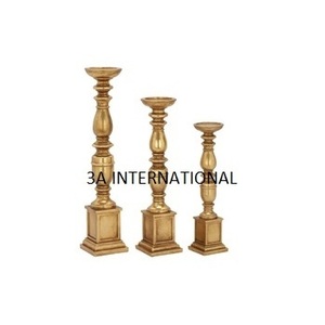 Elegante Candelabro Dorado para Decoración de Comedor, Portavelas (Contáctenos Ahora) - Product Image 1