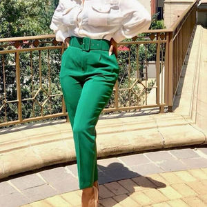 Macheda — pantalon uni décontracté pour femmes, nouveauté, vêtement, 2022 - Product Image 4