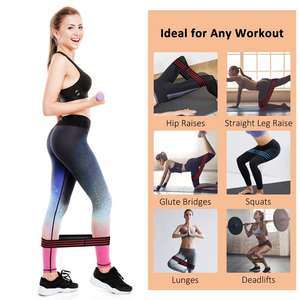 Logotipo de color personalizado Entrenamiento Loop Hip Circle Band Piernas Entrenamiento Booty Bandas de ejercicio - Product Image 6