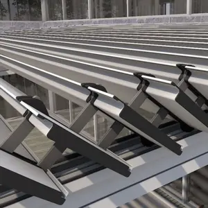 Doppio-Sistem Atap Bergulir Otomatis Bermotor Bioclimatic-Material Aluminium-Konsep Khusus Membawa Eksklusif