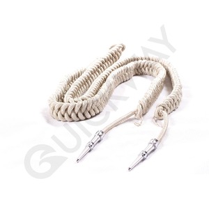 Aiguillette uniforme de cérémonie or argent Aiguillette personnalisée en vrac avec embouts en métal - Product Image 4