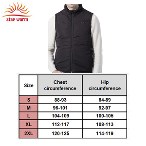 Washable 6 <b>Heating</b> <b>Pads</b> 5v USB <b>Electric</b> <b>Heated</b> Vest With Temperature Adjustable for Motorcycle Skiing Bike Hiking - Product Image 6