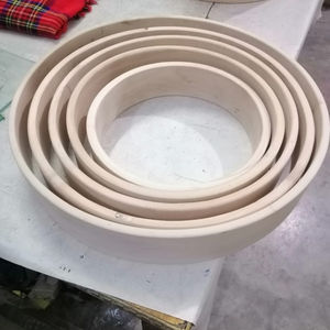 Aro de tambor chamánico de madera de sauce, tamaño 18 "de profundidad 3" - Product Image 1