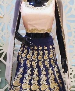 Decent & Beautiful-Indian/Pakistani-Party-Wear embroidery work on Beautiful-Choli Lehenga dress for party/Wedding wear -2020 - Product Image 1