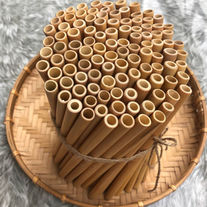 100% natural <b>bamboo</b> <b>straws</b>, food safe <b>straw</b> with natural color, custom logo <b>straws</b> - Product Image 3