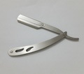 Rasoirs droits professionnels en acier inoxydable, rasoirs à lame unique pour le rasage, couleur argent, par Life Care Instruments - Product Image 5