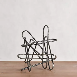 Sculpture moderne en métal, petite statue abstraite, décoration pour la maison, livraison gratuite - Product Image 4