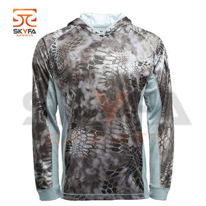 Maillot de pêche à l'achigan imprimé par Sublimation, matériau pur, créez votre propre maillot de pêche de tournoi sur mesure - Product Image 1