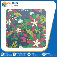 Papier d'emballage cadeau imprimé en coton, fait à la main, Recyclable, usages créatifs, emballage cadeau, feuilles d'emballage cadeaux personnalisées