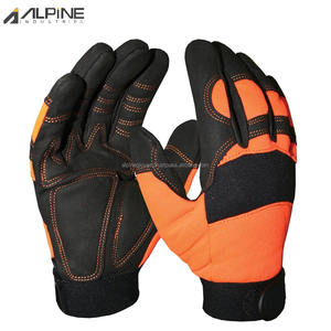 Gants de mécanicien professionnels sur mesure XL 2024 pour hommes, revêtement en latex, cuir, certifiés ANSI, services OEM en gros, Alpine - Product Image 2