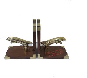 Sujetalibros náuticos de madera, de latón de Cambride sujetalibros, decoración de escritorio, Universidad - Product Image 2