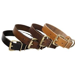 2024 Luxury Genuine Leather Dog <b>Collar</b> Customized Large Size Durable Metal Buckle Animal Print <b>Lace</b> Personalized - Product Image 1