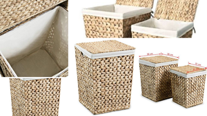 Panier de rangement en salle de bain, corbeille pour le linge ou l'eau, entièrement en solde, de haute qualité, du Vietnam, nouveauté, 2022 - Product Image 3