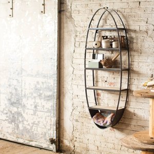 World Class Decorative Iron Metal Tiered Wall <b>Shelf</b> at an affordable wholesale price by Medieval Edge - Product Image 3