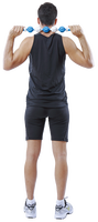 ALLWINWIN MSK16 — bâton de Massage, bi-color, 5 boules, jambes roulants, muscles