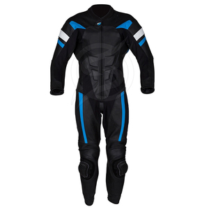 Vendedor de Pakistán a prueba de viento de talla grande de cuero de carreras traje de moto ropa deportiva - Product Image 3