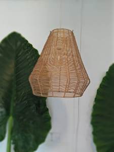 Lampes fantaisie abat-jour en rotin, lustre, éclairage suspendu décoratif en osier naturel fabriqué au Vietnam - Product Image 3