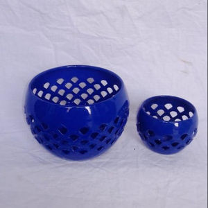 Soporte de metal redondo con recubrimiento de polvo votivo - Product Image 1